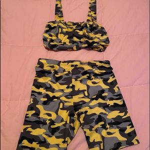 Two piece Set Camo